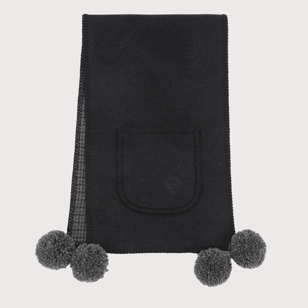 Gunia Cashmere Scarf - Dark Grey by Gunia Project at White Label Project