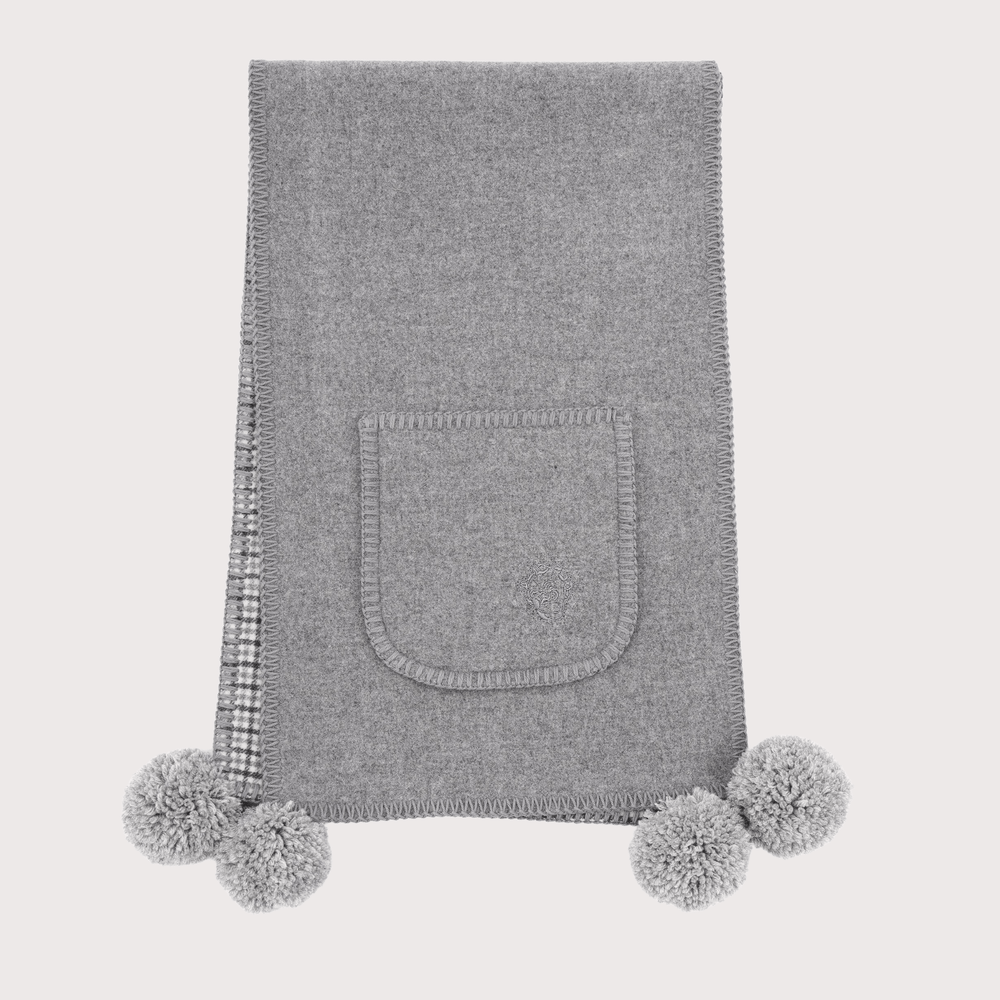 Gunia Cashmere Scarf - Light Grey by Gunia Project at White Label Project