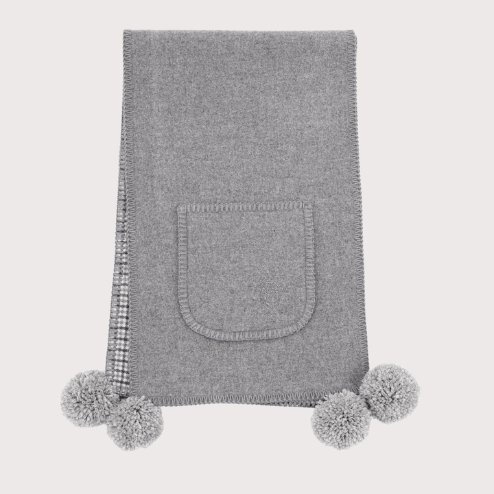 Gunia Cashmere Scarf - Light Grey by Gunia Project at White Label Project