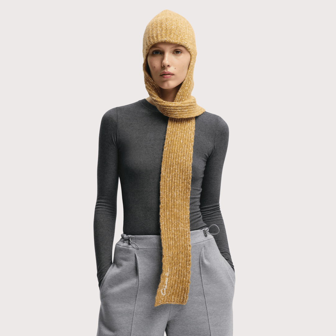 Gunia Scarf - Beanie - Yellow by Gunia Project at White Label Project