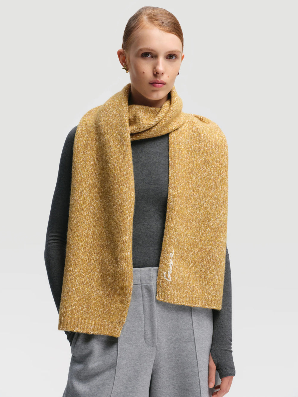 Gunia Scarf - Yellow by Gunia Project at White Label Project