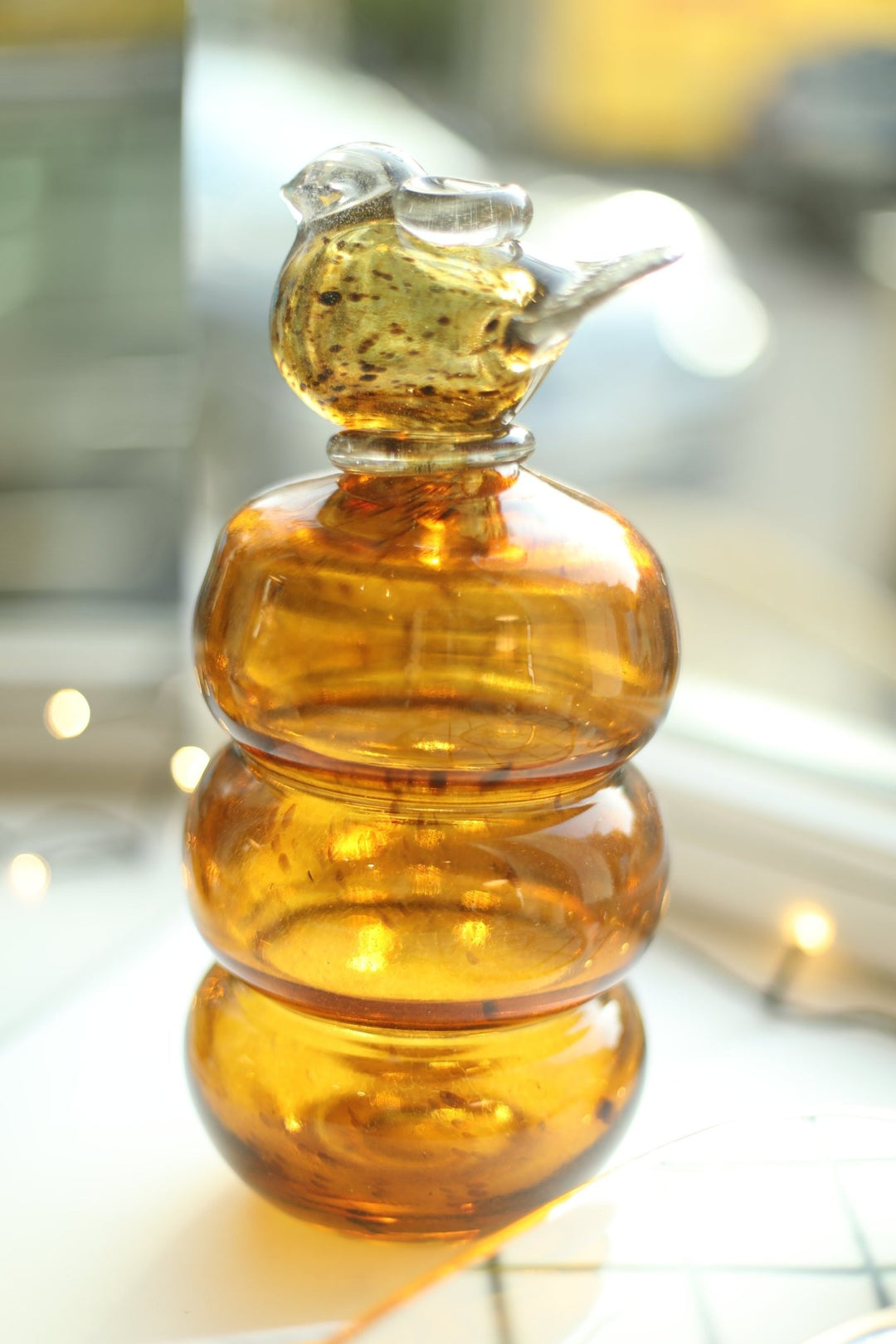 Guta Glass Candle Holder - Leopard by Gunia Project at White Label Project