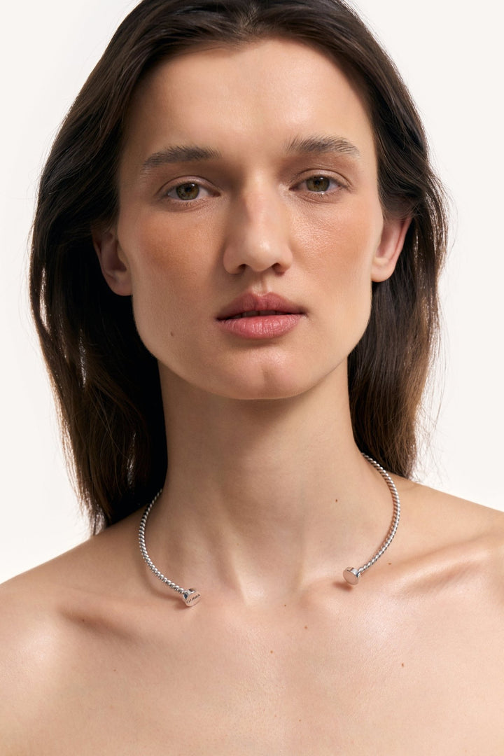 Hryvna Chocker - Silver by Gunia Project at White Label Project