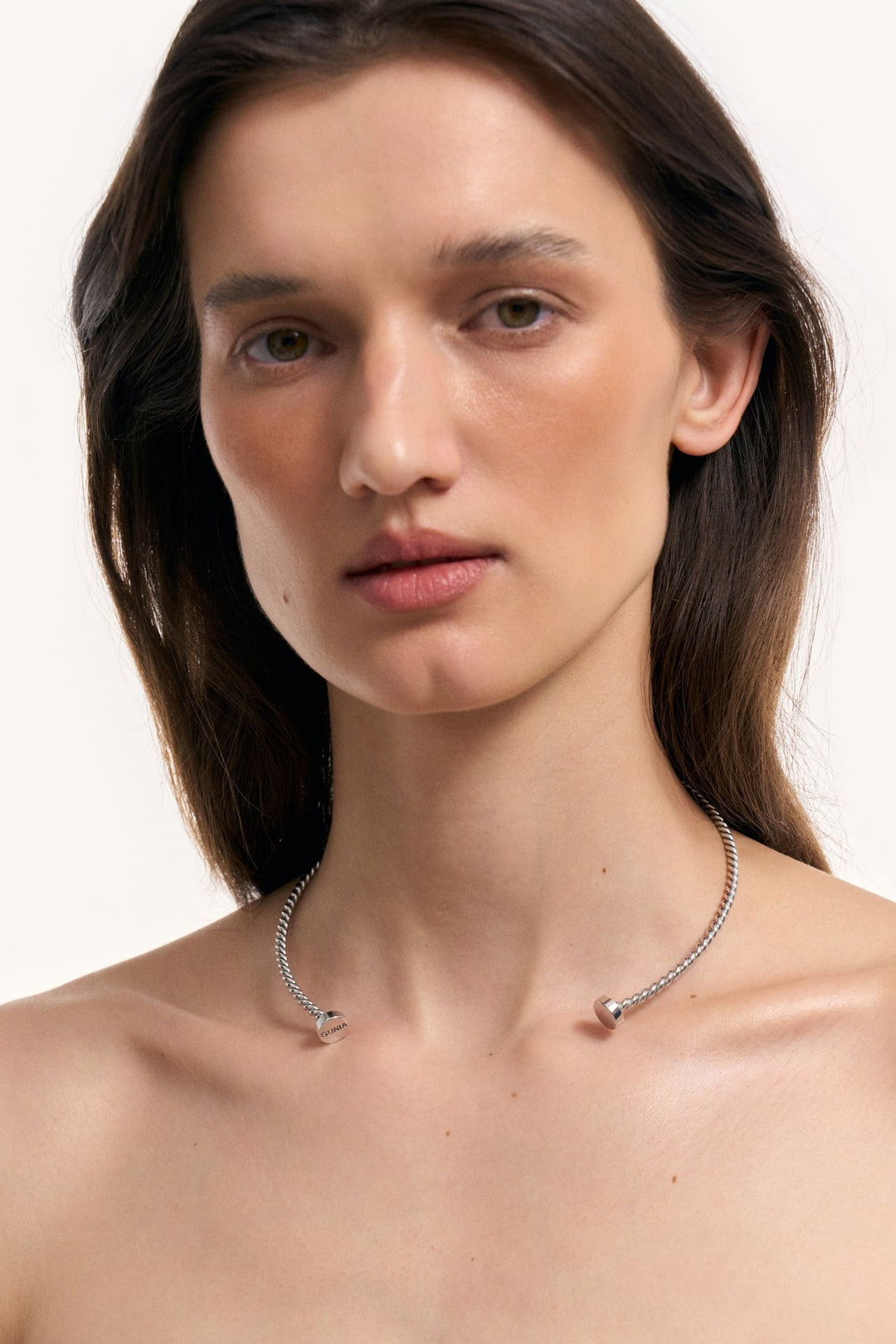 Hryvna Chocker - Silver by Gunia Project at White Label Project