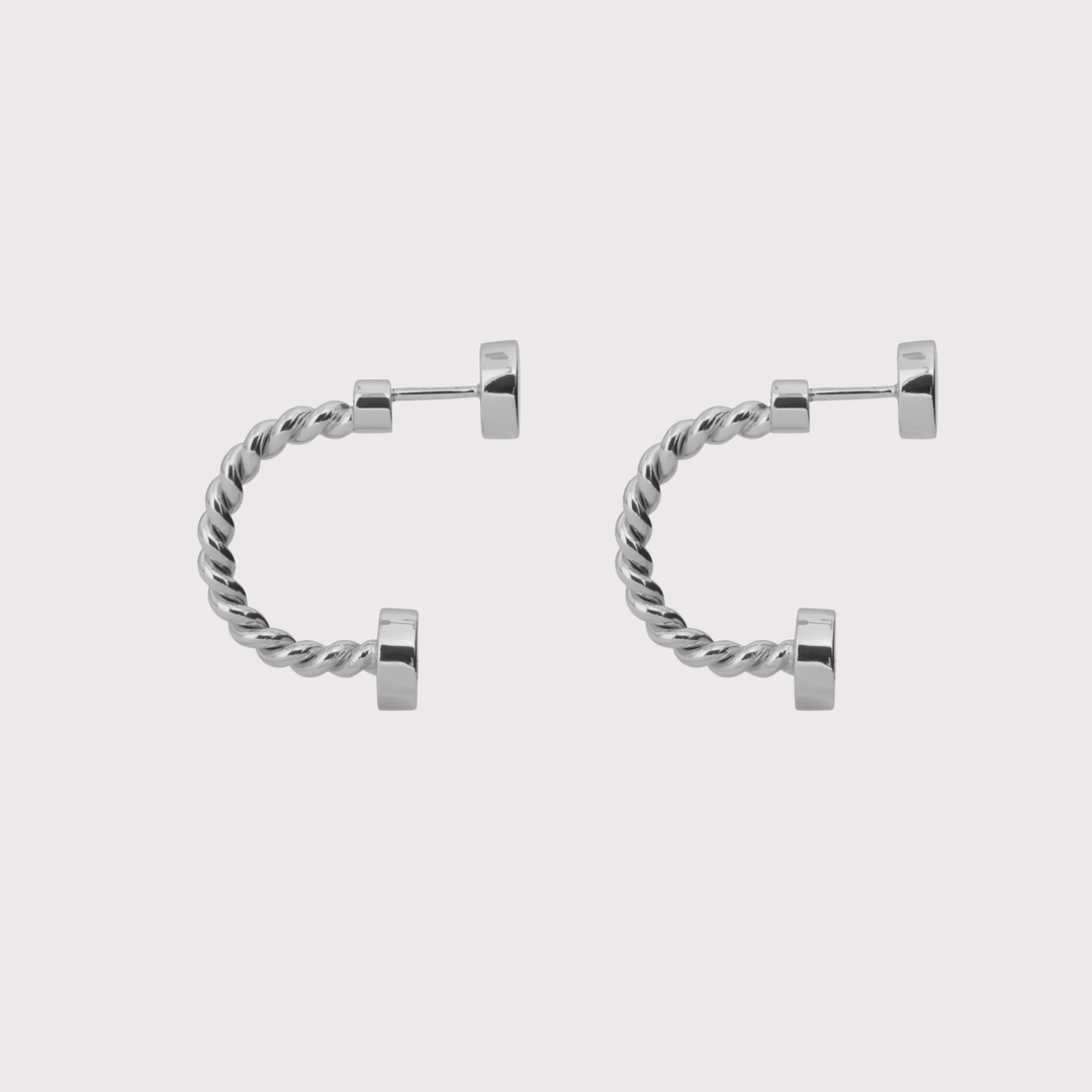 Hryvna Earrings - Silver by Gunia Project at White Label Project