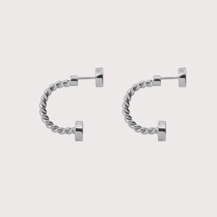 Hryvna Earrings - Silver by Gunia Project at White Label Project