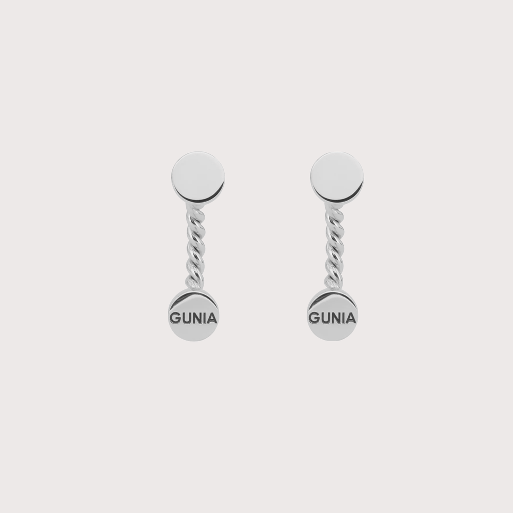 Hryvna Earrings - Silver by Gunia Project at White Label Project