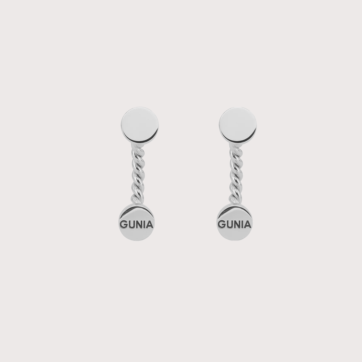 Hryvna Earrings - Silver by Gunia Project at White Label Project