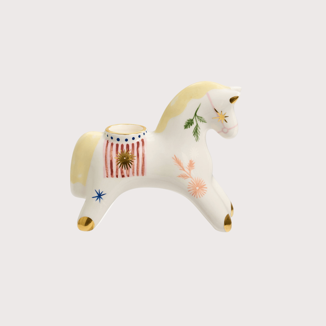 Konyk Candle Holder - White by Gunia Project at White Label Project
