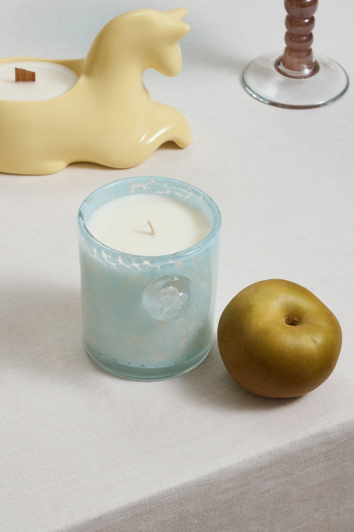Konyk Glass Candle - Blue by Gunia Project at White Label Project