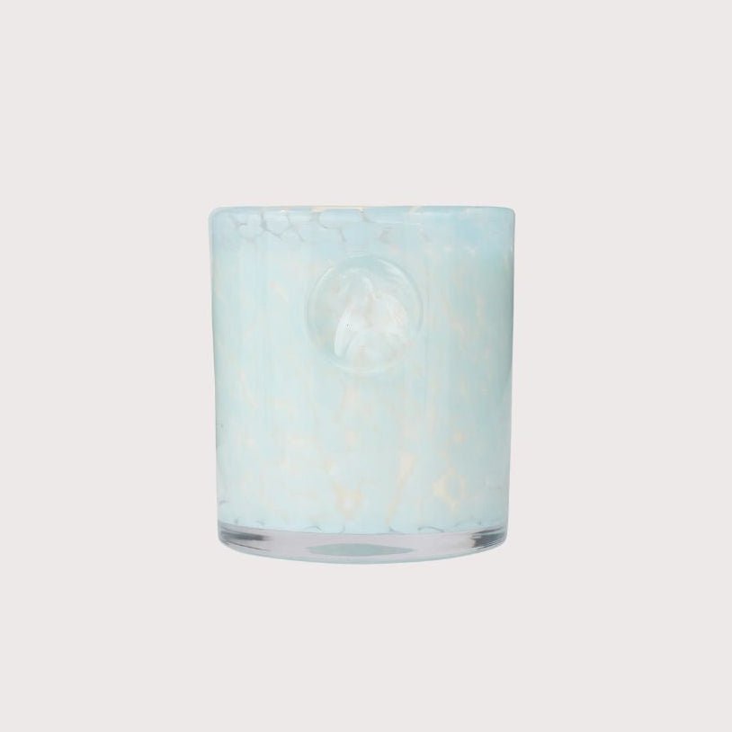 Konyk Glass Candle - Blue by Gunia Project at White Label Project