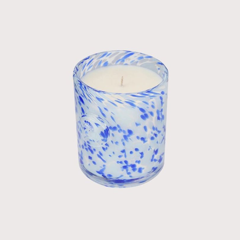 Konyk Glass Candle - Dark Blue by Gunia Project at White Label Project