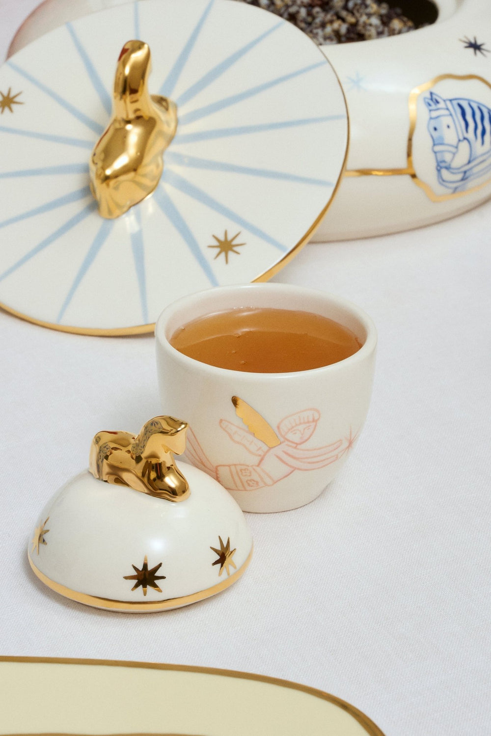 Konyk Sugar Bowl with Stars by Gunia Project at White Label Project