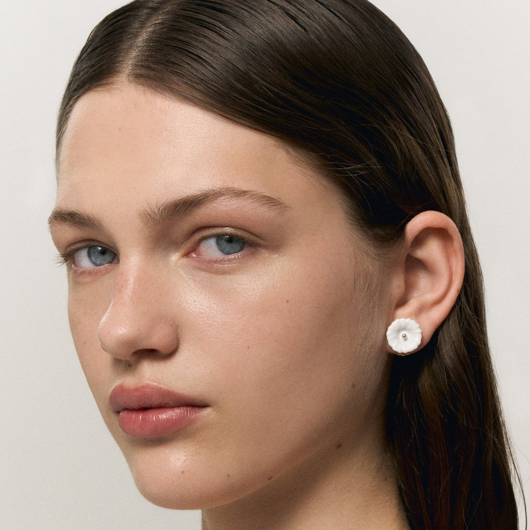 Malva Double Earrings by Gunia Project at White Label Project
