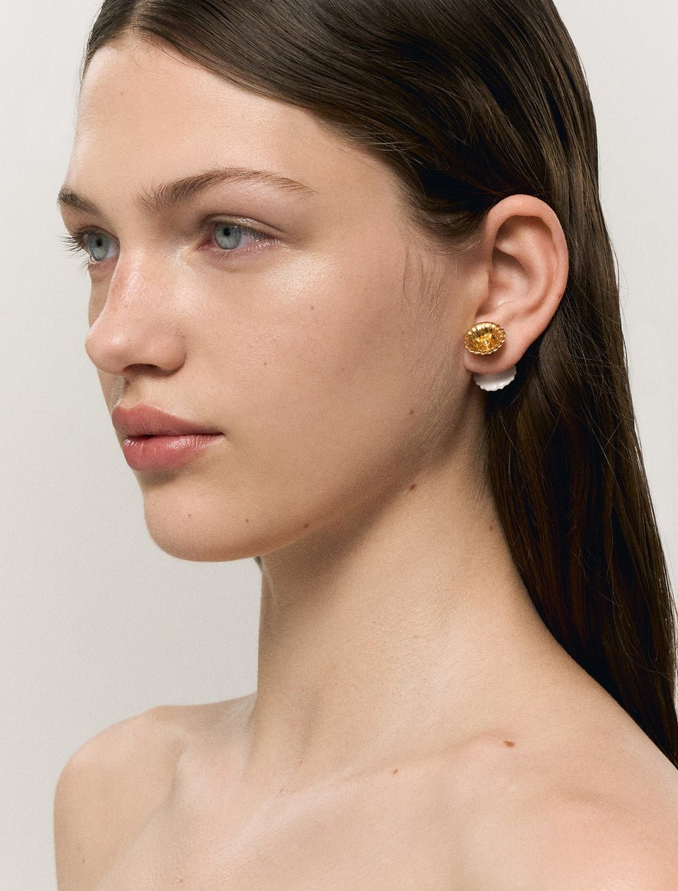 Malva Double Earrings by Gunia Project at White Label Project
