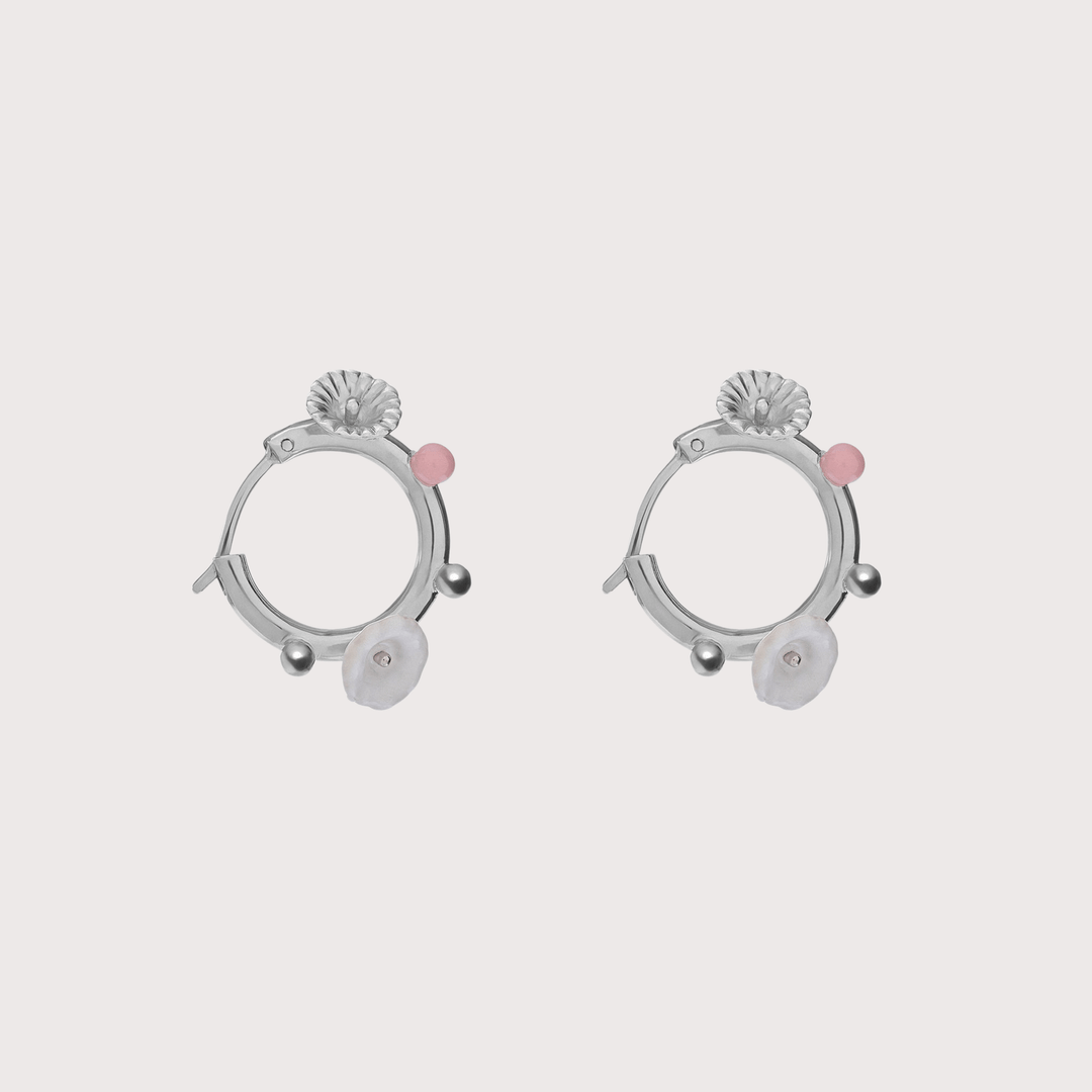 Malva Hoop Earrings by Gunia Project at White Label Project