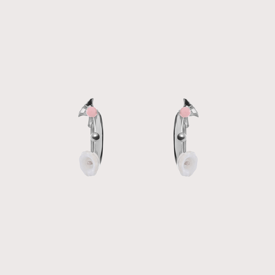 Malva Hoop Earrings by Gunia Project at White Label Project