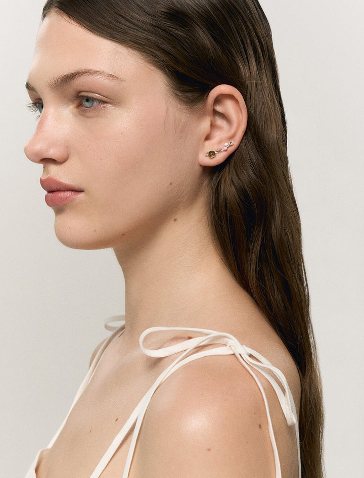 Malva Mono Earring by Gunia Project at White Label Project