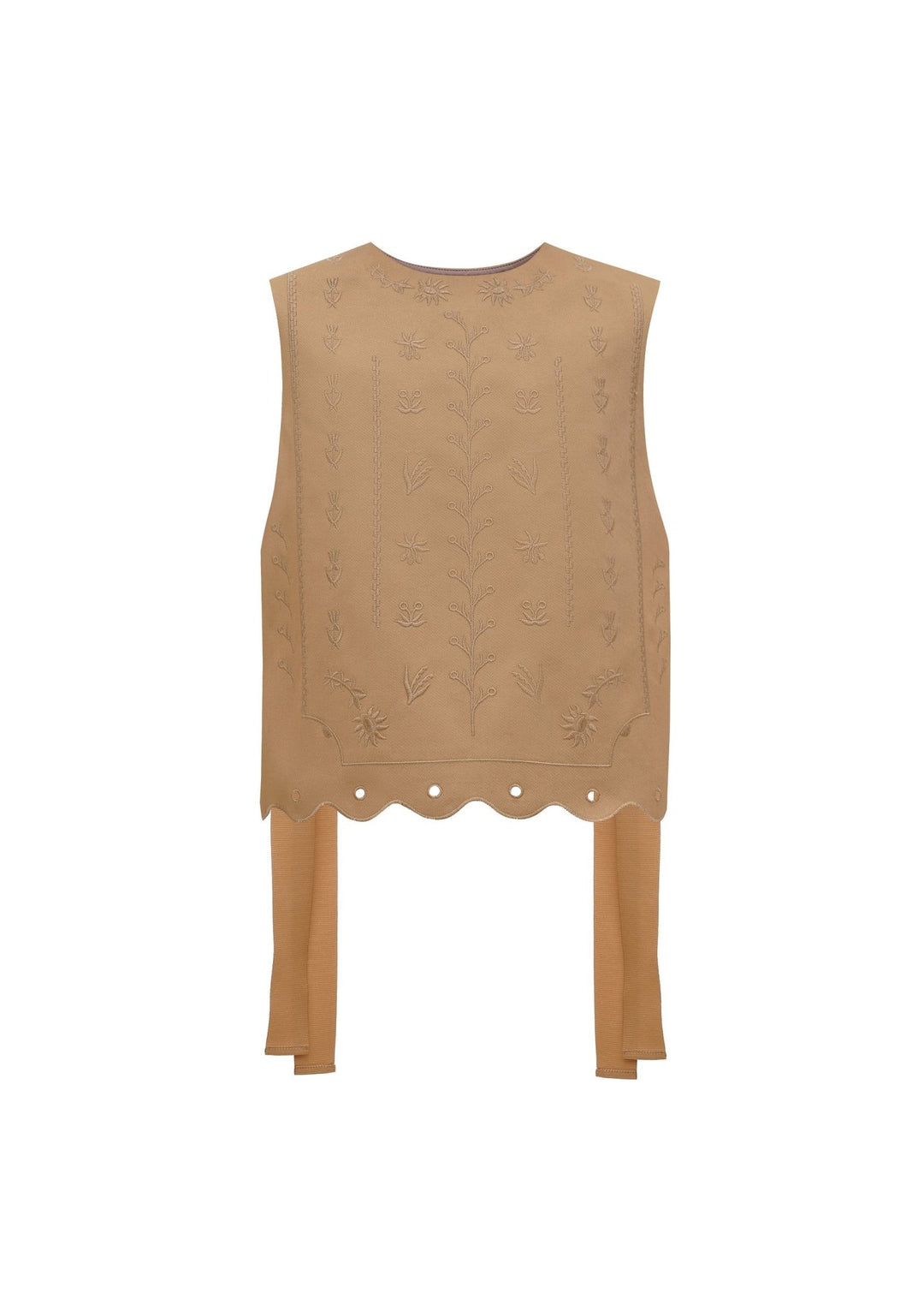 Marta Embroidered Vest by Gunia Project at White Label Project