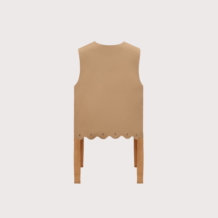 Marta Embroidered Vest by Gunia Project at White Label Project