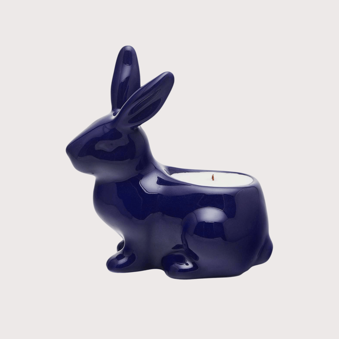 Rabbit Soy Candle - Blue by Gunia Project at White Label Project