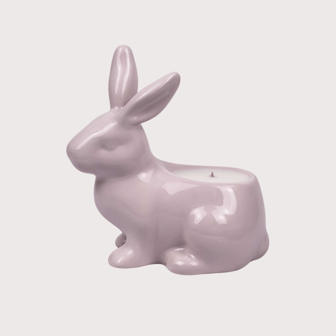 Rabbit Soy Candle - Pink by Gunia Project at White Label Project