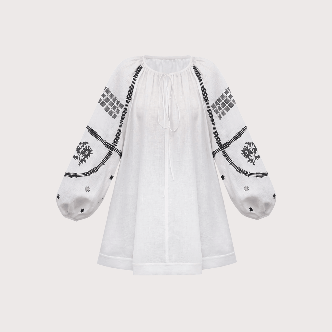Rosa Embroidered Dress by Gunia Project at White Label Project