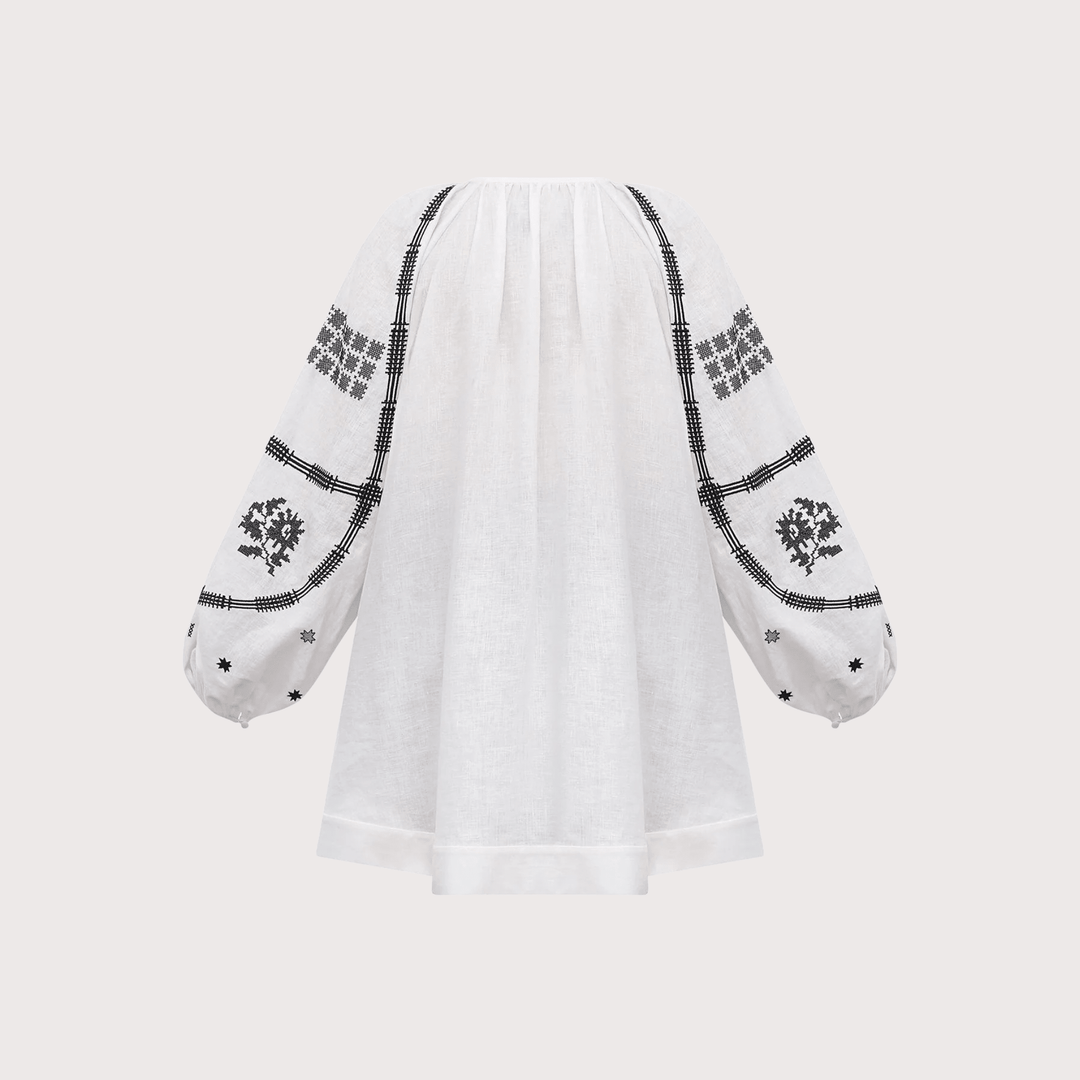 Rosa Embroidered Dress by Gunia Project at White Label Project
