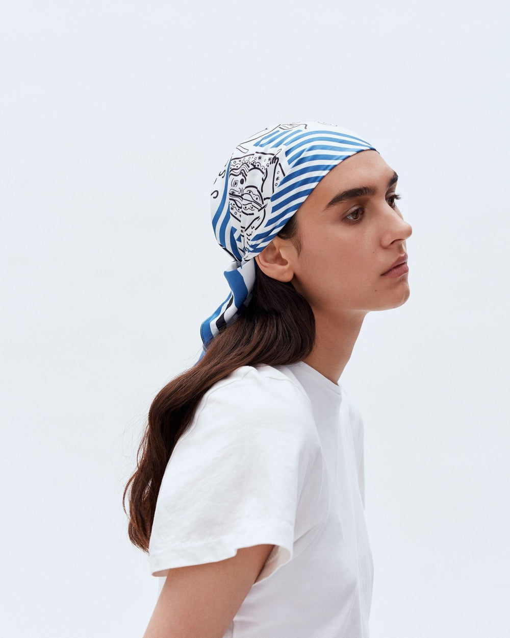 Silk Scarf Vedmid - Hora and Mermaids by Gunia Project at White Label Project