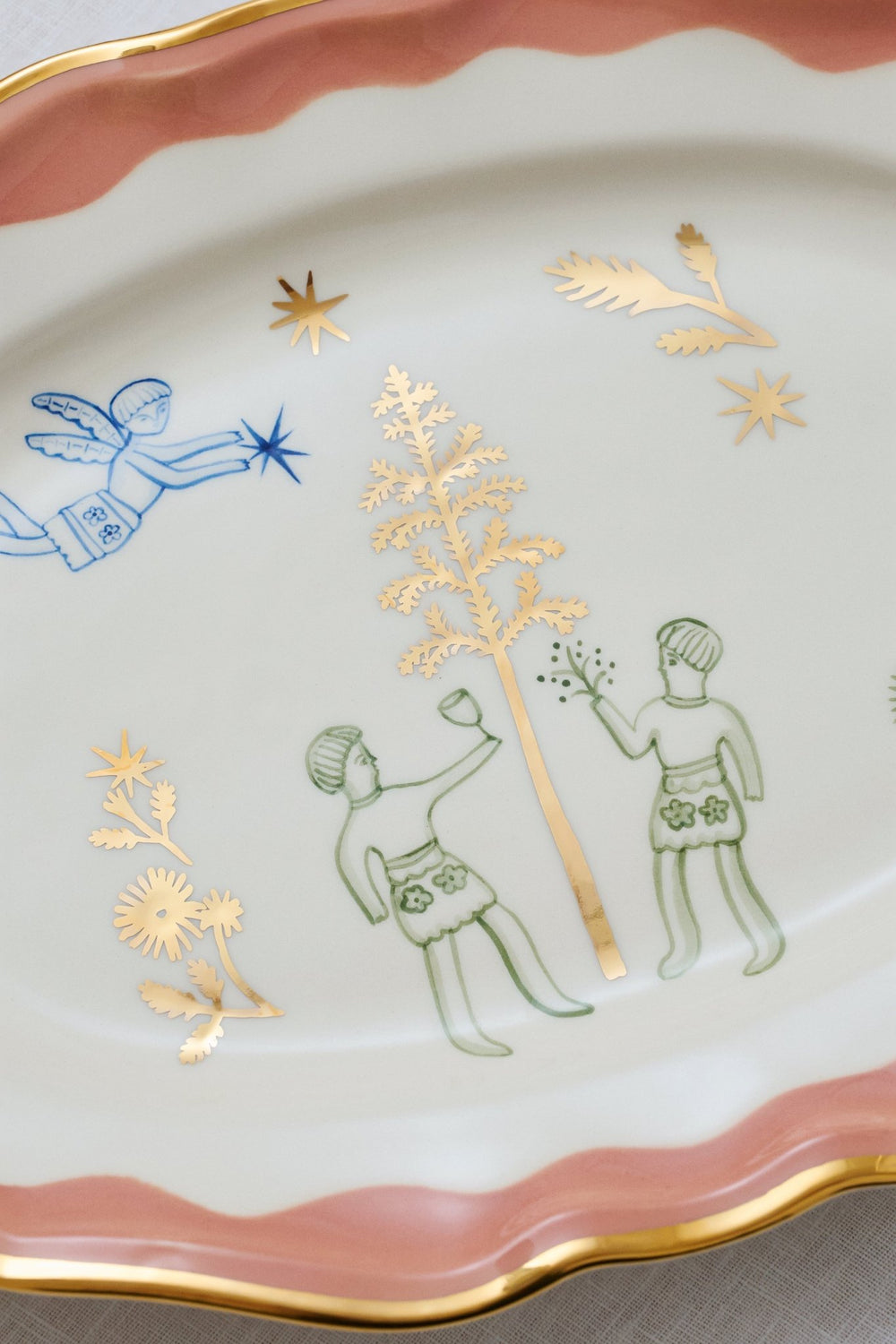 Vechornytsi Ornate Plate by Gunia Project at White Label Project