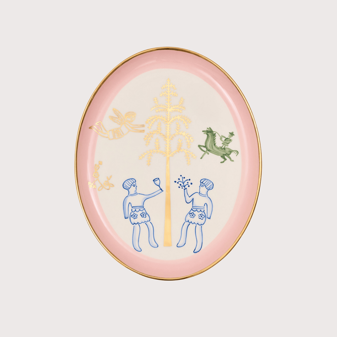 Vechornytsi Oval Plate by Gunia Project at White Label Project
