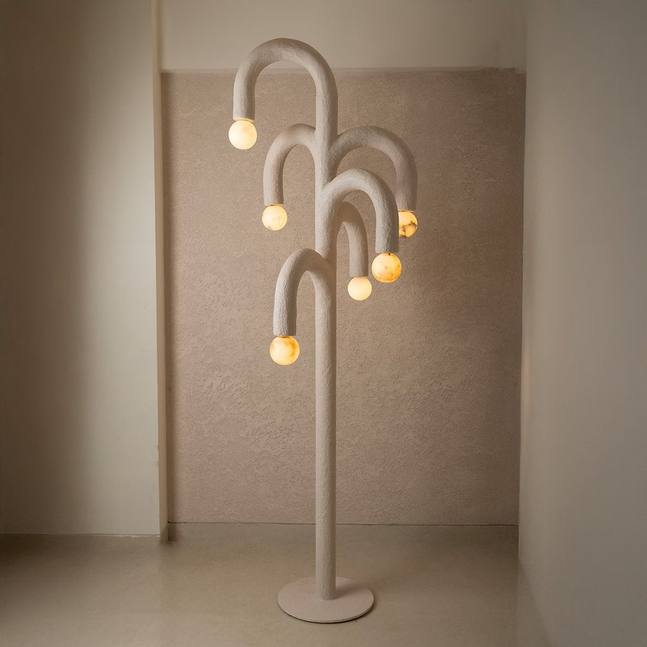 Big Cactus Floor Lamp by Harshita Jhamtani Designs at White Label Project
