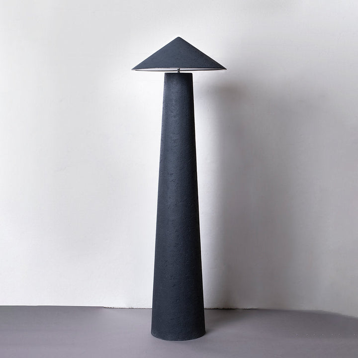 Kasa Floor Lamp - Charcoal by Harshita Jhamtani Designs at White Label Project