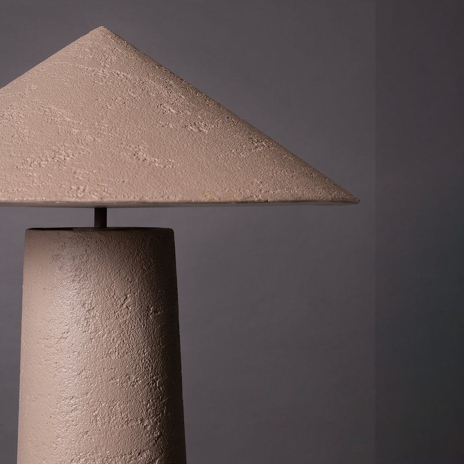 Kasa Floor Lamp - Nude by Harshita Jhamtani Designs at White Label Project
