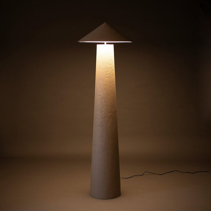 Kasa Floor Lamp - Nude by Harshita Jhamtani Designs at White Label Project