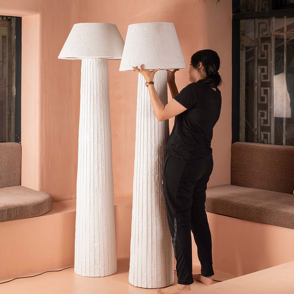 Rio Floor Lamp by Harshita Jhamtani Designs at White Label Project