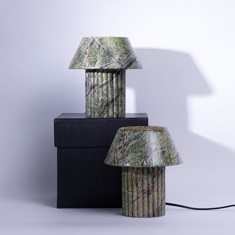 Rio Lamp - Green Forest by Harshita Jhamtani Designs at White Label Project