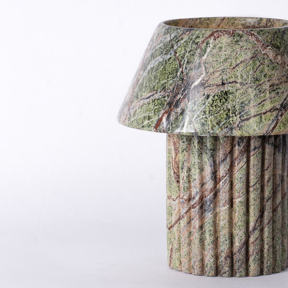 Rio Lamp - Green Forest by Harshita Jhamtani Designs at White Label Project