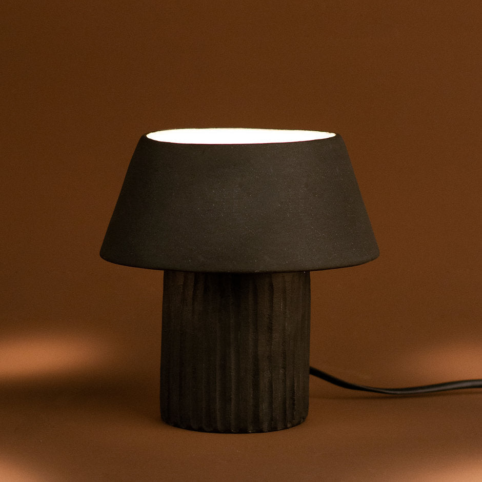 Rio Lamp - Small/Charcoal by Harshita Jhamtani Designs at White Label Project