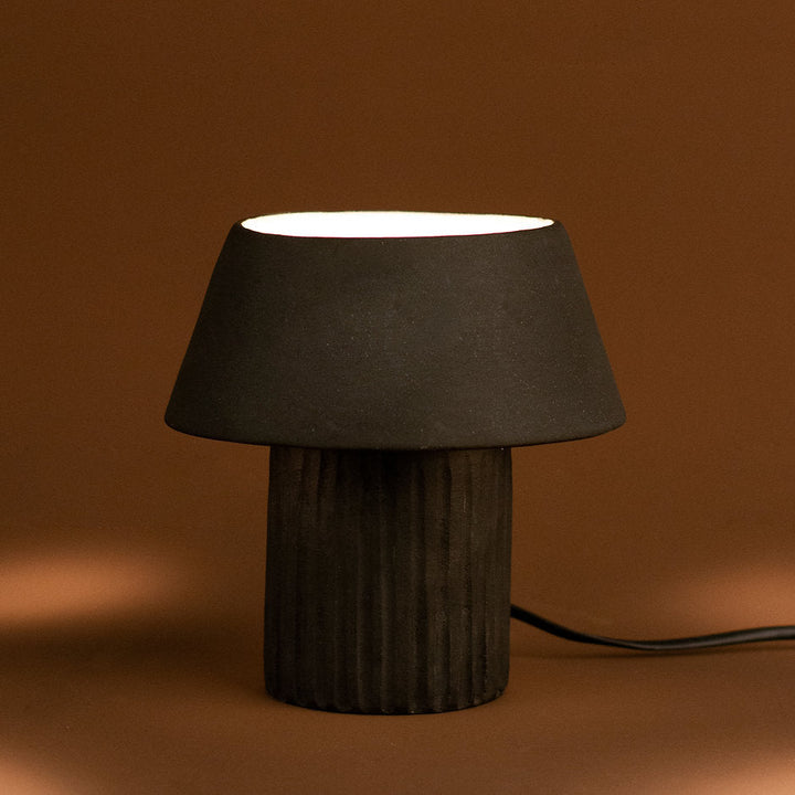 Rio Lamp - Small/Charcoal by Harshita Jhamtani Designs at White Label Project