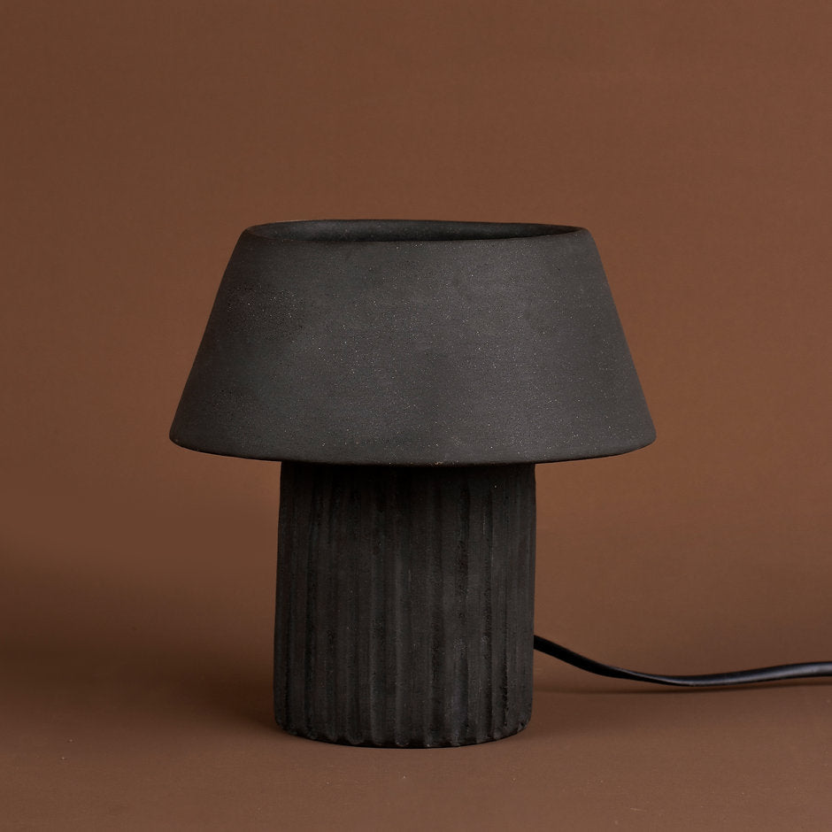 Rio Lamp - Small/Charcoal by Harshita Jhamtani Designs at White Label Project
