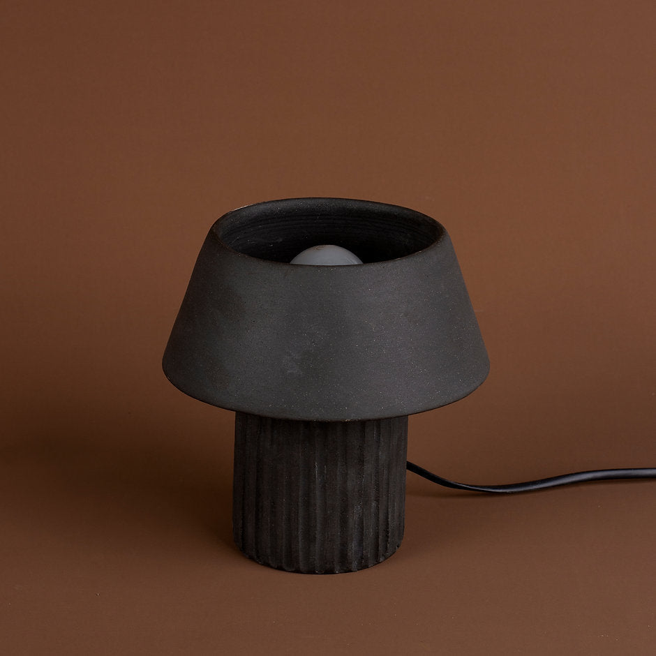 Rio Lamp - Small/Charcoal by Harshita Jhamtani Designs at White Label Project