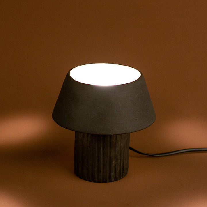 Rio Lamp - Small/Charcoal by Harshita Jhamtani Designs at White Label Project