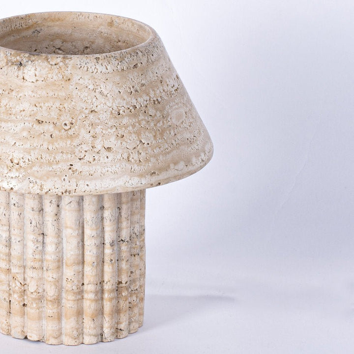 Rio Lamp - Travertine by Harshita Jhamtani Designs at White Label Project