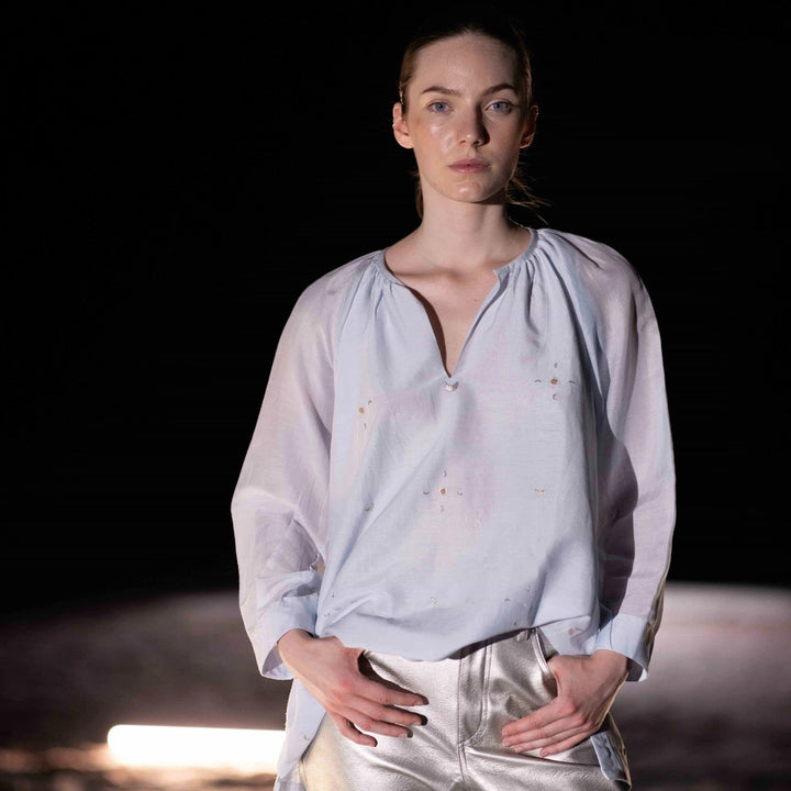 Luna Blouse - Sky by Hemji at White Label Project