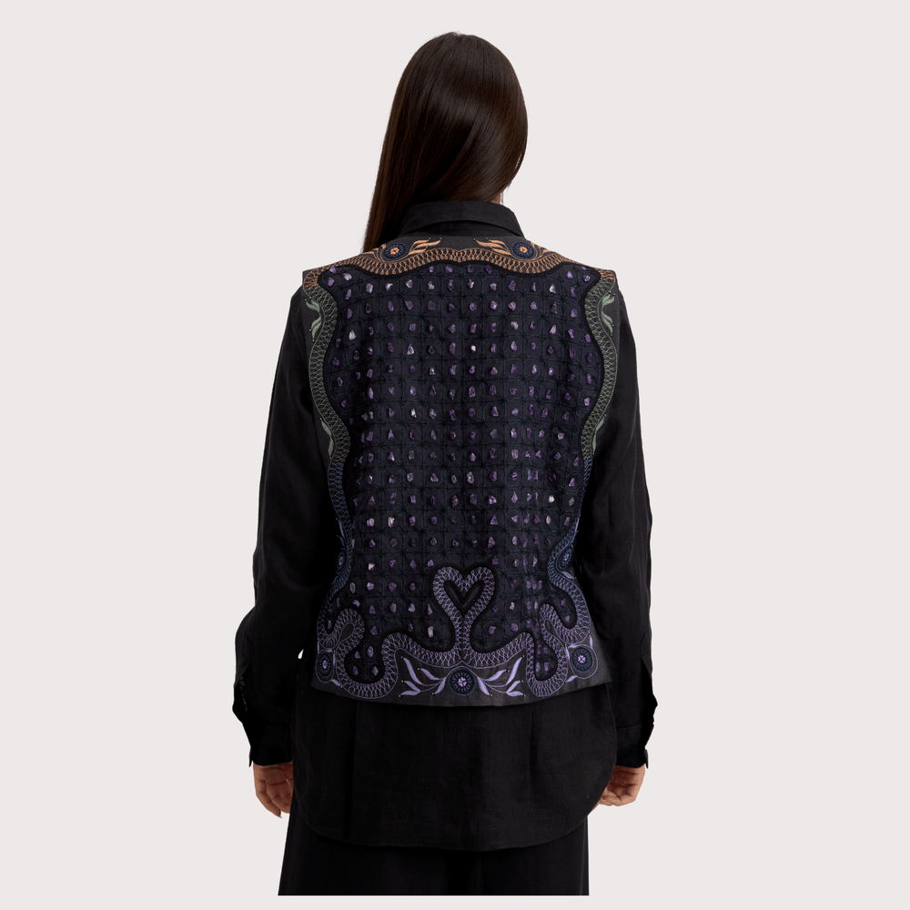 Noir Vest by Hemji at White Label Project