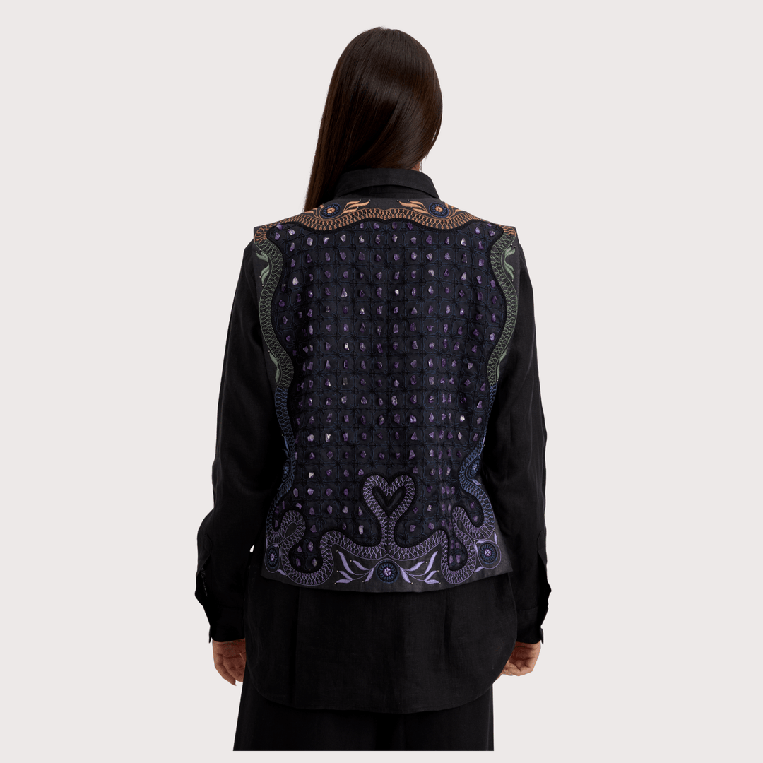 Noir Vest by Hemji at White Label Project