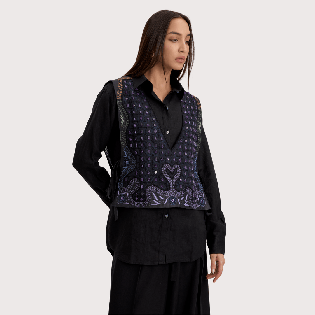 Noir Vest by Hemji at White Label Project