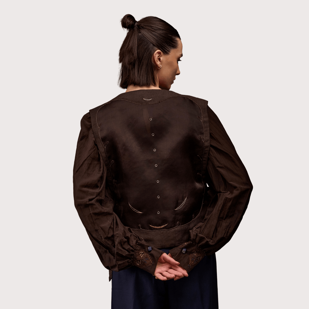 Paisley Vest by Hemji at White Label Project