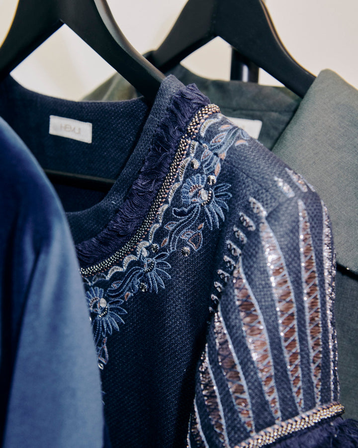 War Jacket - Midnight Blue by Hemji at White Label Project